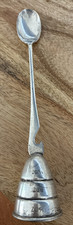 Antique 1930's Napier Art Deco Silver Plate Cocktail Stir Spoon Shot Bar Jigger