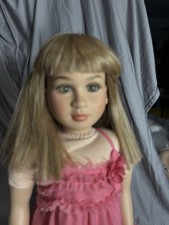 My Twinn Doll Wig Blond Slightly Strawberry 14-15   No Doll . 40