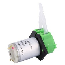  green 24v 3 5 Dosing Pump DIY Peristaltic Tube Head For Aquarium Lab W