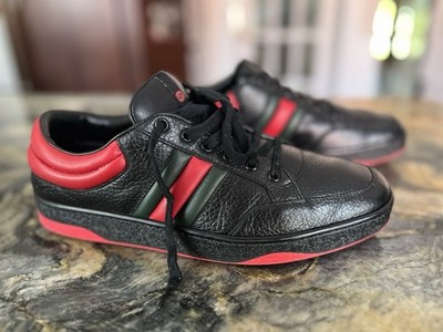 GUCCI RONNIE LOW BLACK sz G10 US11 EXCELLENT