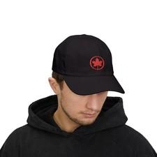 Air Canada Red Maple Leaf embroidery Cap | Dad Hat, Canada emblem