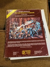 AD&D S4 The Lost Caverns of Tsojcanth by Gary Gygax  Booklets 1 & 2 TSR 9061