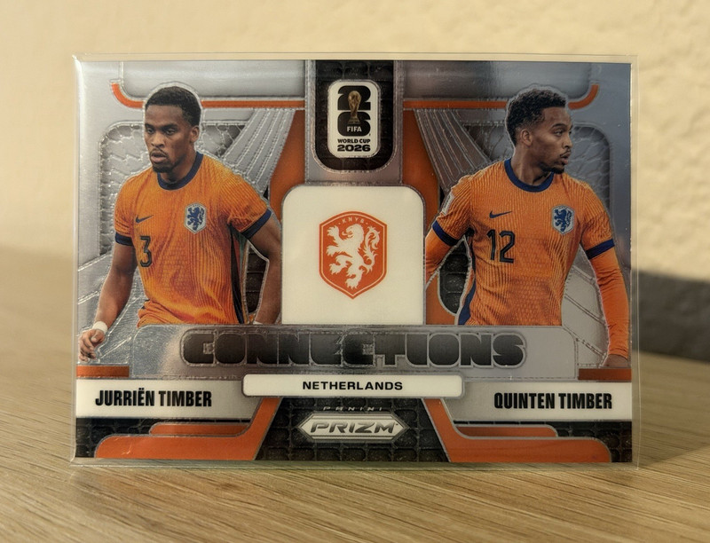 Panini Prizm FIFA World Cup 2026 Connections Jurriën/Quinten Timber Netherlands