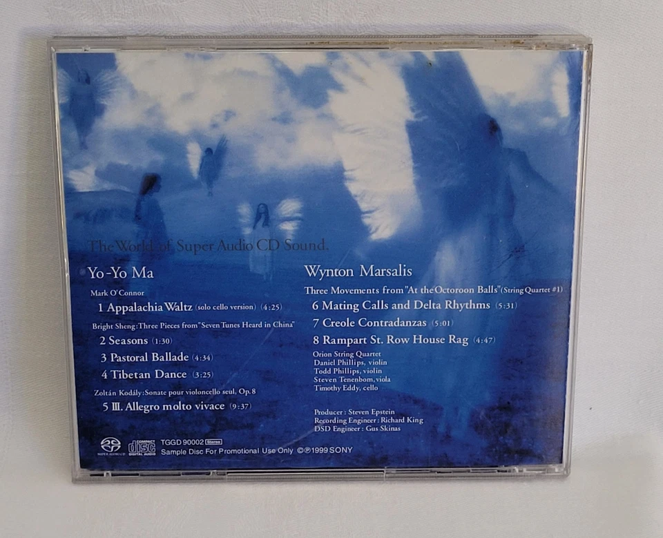SONY "The World of Super Audio CD Sound",PROMO SACD 1999, Yo-Yo Ma/Wyn. Marsalis - Bild 2 von 4