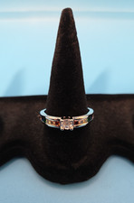 925 Sterling Silver Rainbow Cubic Zircon Ring For Women Pick your Size