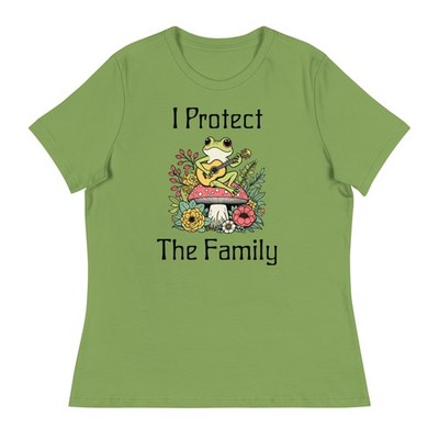 I Protect The Family Swiftie Frog Women's Relaxed T-Shirt Free Ship Made USA