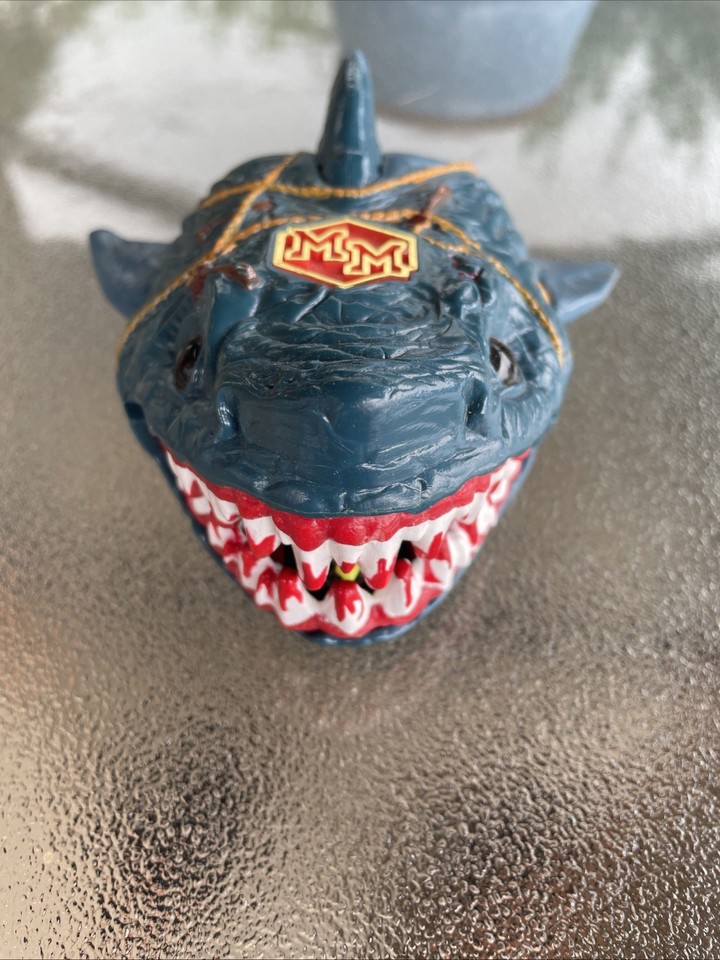 A complete 1993 Mighty Max 'Man-Eater Shark' playset — a beloved micro-horror toy from the era that nostalgia-hit millennials will absolutely lose their minds over.