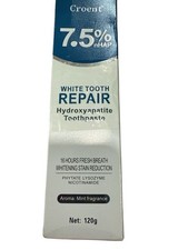 Croent 7.5 nHAP White Tooth Repair Hydroxyapatite Toothpaste Lot Of 2