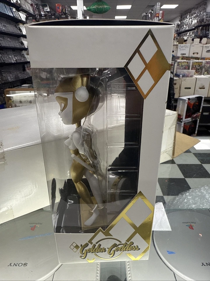 Harley Quinn Cryptozoic Golden Goddess edición limitada/250 2019 Wondercon Foto 2 de 4