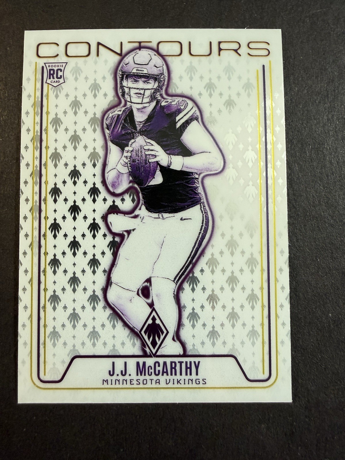2024 Panini Phoenix - Contours J.J. McCarthy #CON-JMY (RC)