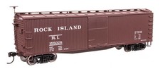 Walthers HO 40' Double Sheathed Wood Boxcar Rock Island CRIP 155026 910-40196