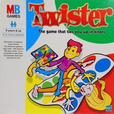 MB Games Twister Vintage Board Game 2+ Players (6+) 1999 Edition - Complete