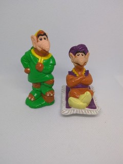 Vintage 1990 Wendy's Happy Meal Alf Genie & Alf Robinhood Toy Figures