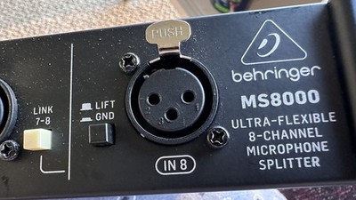 Behringer MS8000 Ultralink Microphone Splitter for sale online | eBay