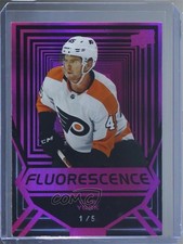 2021-22 Upper Deck Series 2 Fluorescence Magenta 1/5 Cam York #FL-29 04f2