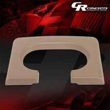 MEDIUM PARCHMENT PEBBLE FRONT CENTER CONSOLE CUP HOLDER PAD FOR 2004-2014 F-150