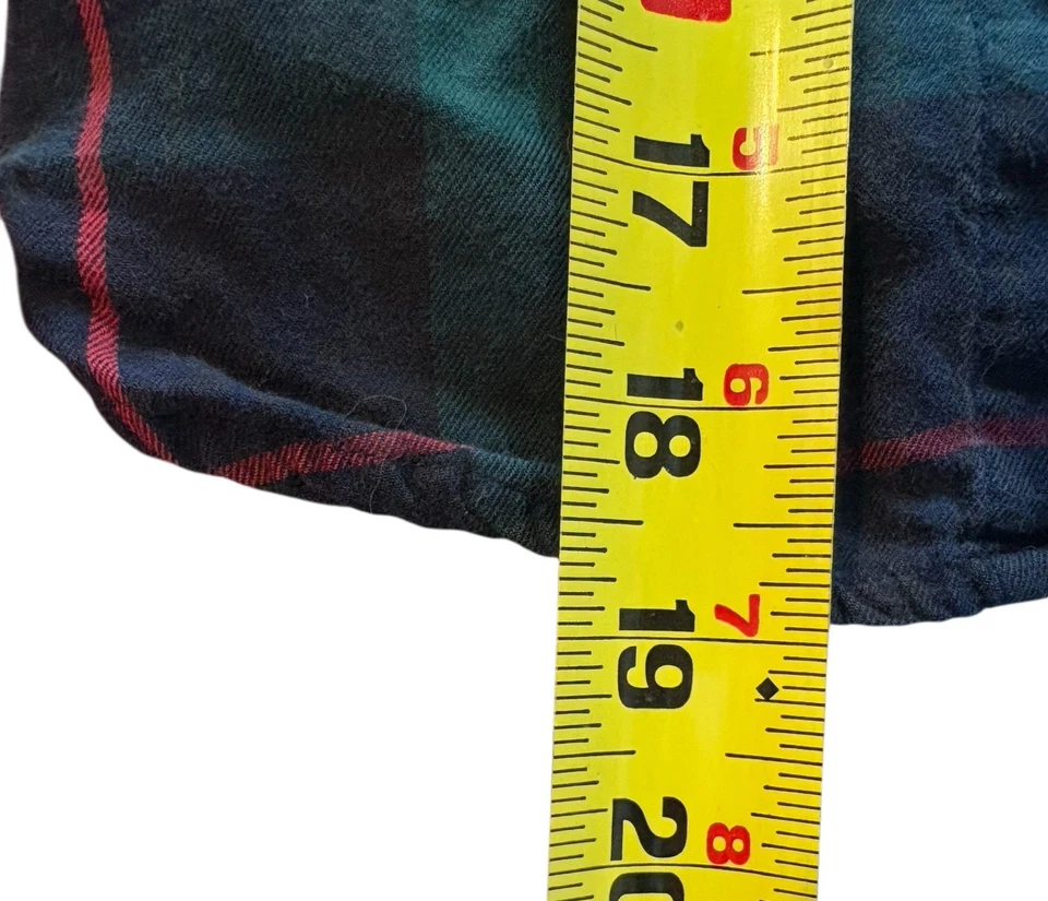 Camisa Ralph Lauren Niños Talla 6 Botones Manga Larga Verde Cuadros Logo de Vacaciones Foto 4 de 4