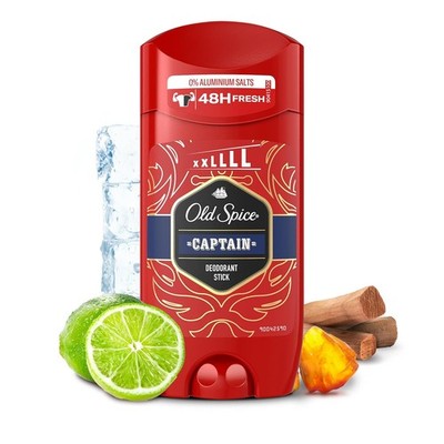 Old Spice Captain Deo Stick 85 ml ohne Aluminium 48h Antiweißflecken Duft