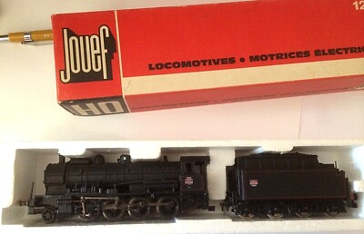 JOUEF HO Loco vapeur 140 C 180 et tender 34 X 93, dépôt de