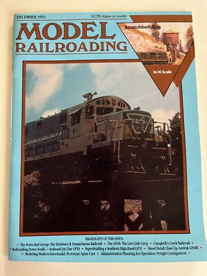 Model Railroading - December 1992 - vol 22 no 12