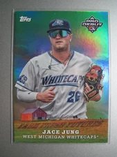 2023 TOPPS PRO DEBUT FARM FRESH FUTURES GREEN FOIL JACE JUNG #FF-7