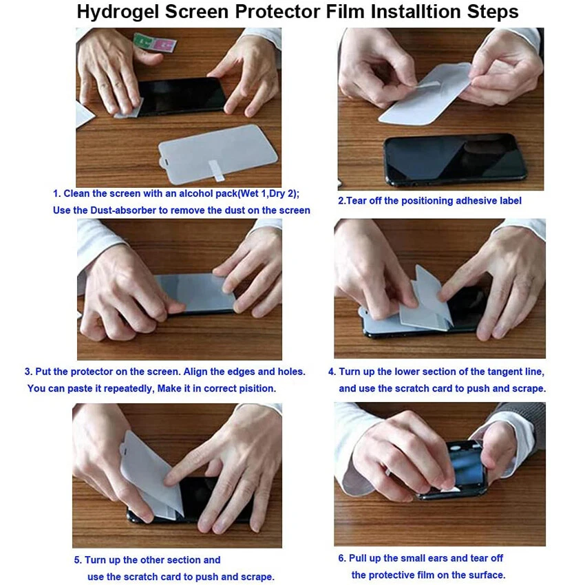 For Oneplus 10T 6T 7T 8T 6 8 Pro protective film Hydrogel Film Screen Protector - Image 4 of 4