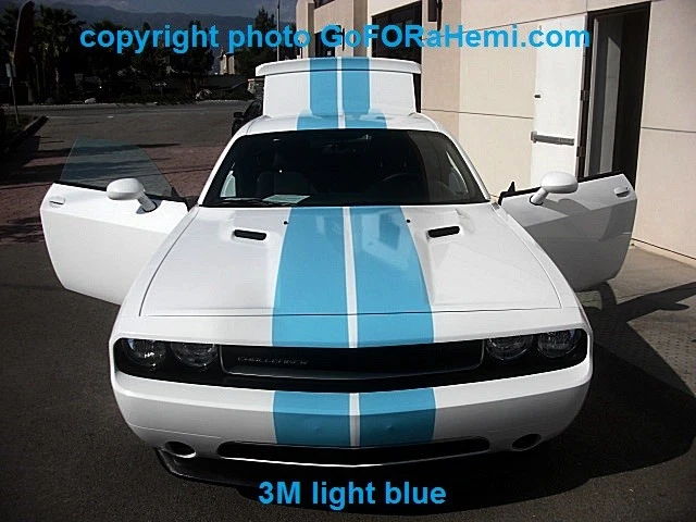 FITS ALL DODGE + CHRYSLER 300 10" Duel Twin Racing Stripes Graphic Decal 36 FEET - Image 3 of 4