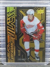 2022-23 SPX Elmer Soderblom Black Obsidan Rookies Gold RC #73/99 Red Wings