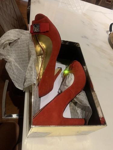 ❤️❤️❤️ New Very Rare Peeptoe Mimco Heels SANDALS SHOES 41 Or 10 - Picture 7 of 12