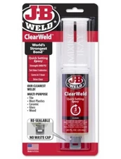 J-B Weld 50112 - Clear weld - 5 Minute Quick Setting Epoxy Adhesive - T48 Post