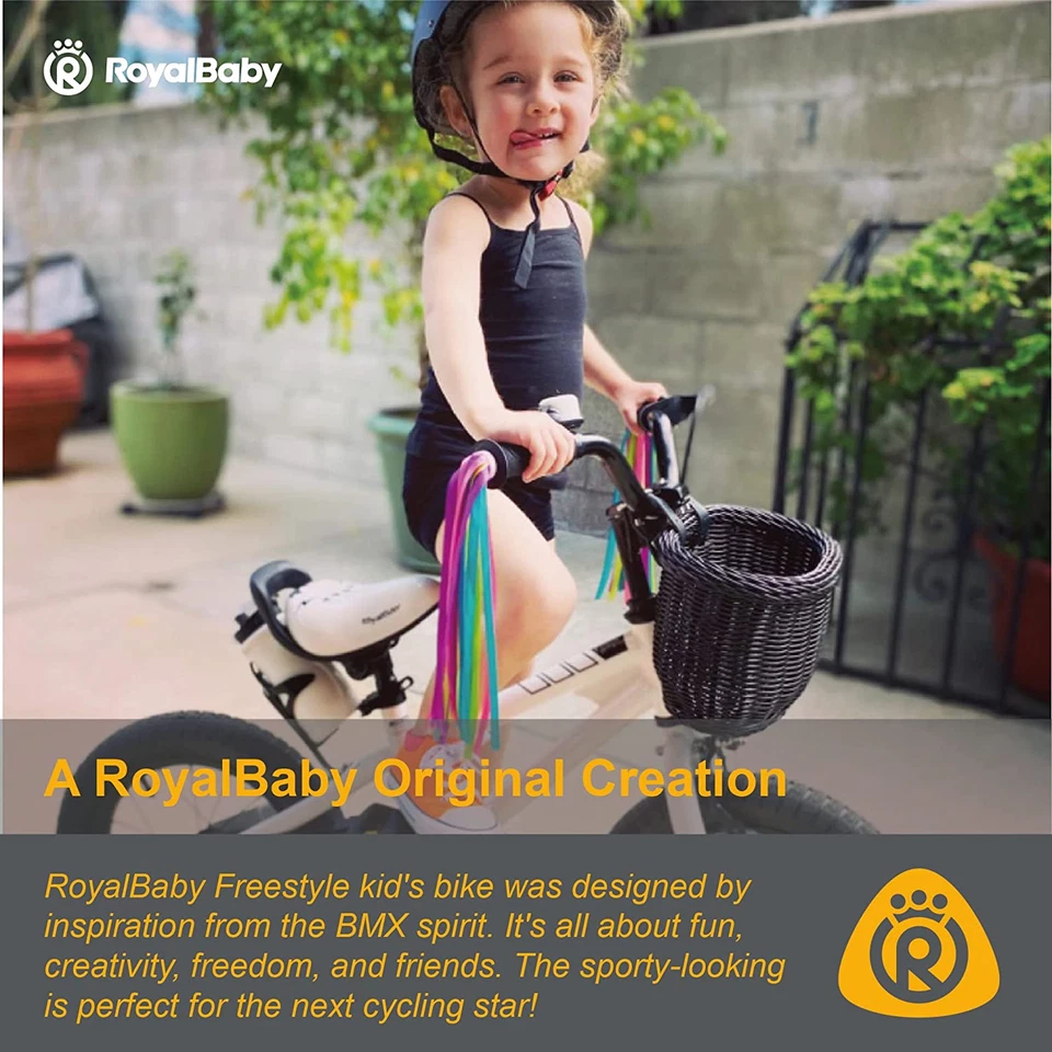 Freestyle Kinderfahrrad 12 14 16 18 Zoll Fahrrad für Jungen Mädchen Alter 3-10 Jahre, Mul - Bild 2 von 4