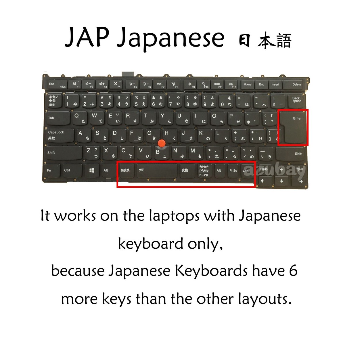 Japanese Laptop Keyboard For Lenovo ThinkPad X1 Carbon 3rd Gen