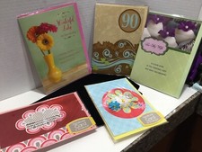 Greeting Card Variety -Lot of 5 New Cards  Envelopes