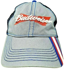 Budweiser Anheuser Busch Companies Beer Official Trucker Snap Back Baseball Cap