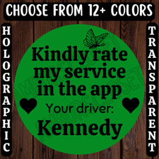 40 INSTACART CUSTOM STICKERS 2" LABELS SEALS UberEats Grubhub Doordash Delivery