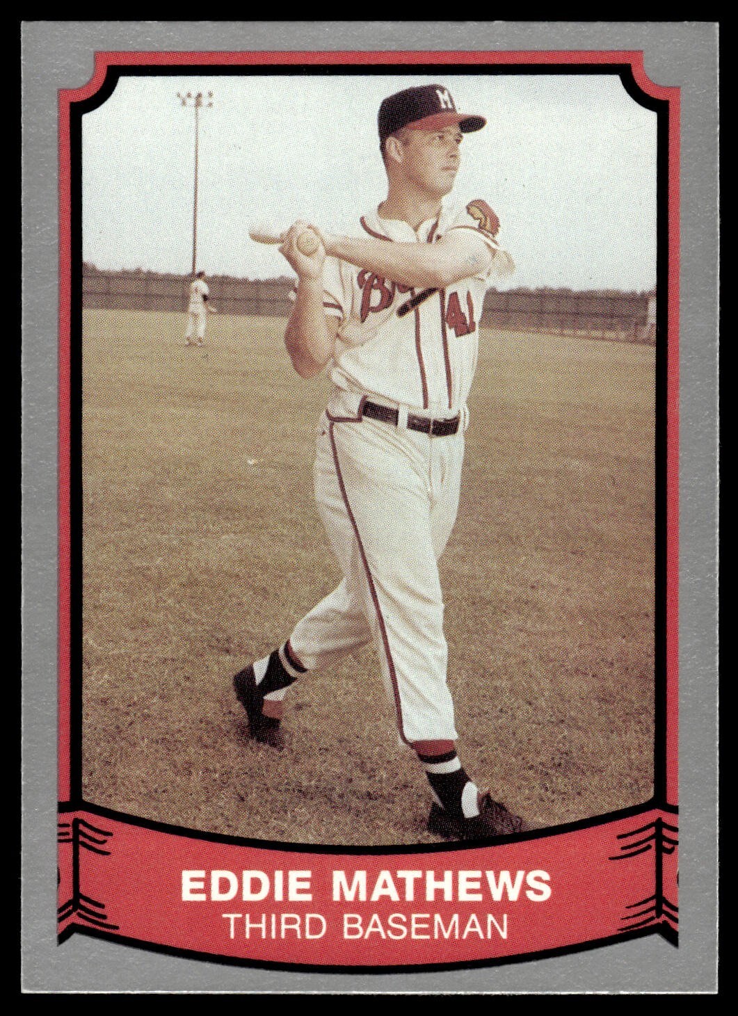 Eddie Mathews #116 Baseball Cards 1989 Pacific Legends trading card — raw and PSA graded price guide