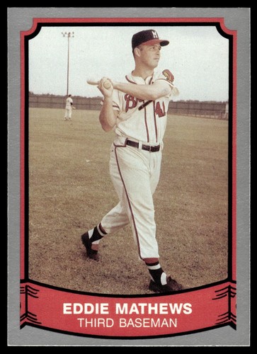 Eddie Mathews #116 1989 Pacific Legends card