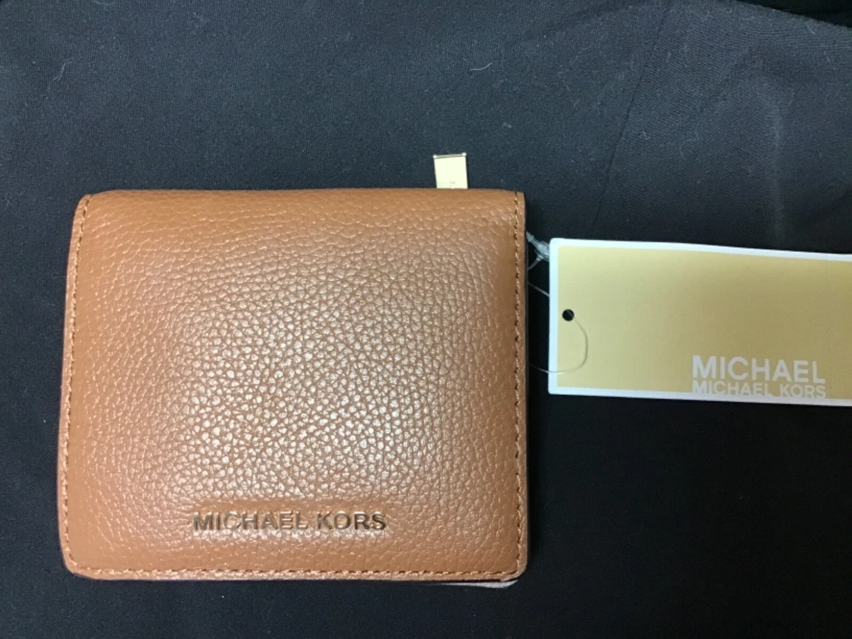 MICHAEL KORS WALLET CARRYALL CARD CASE LUGGAGE LEATHER RETAIL 88