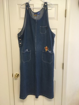 calf length denim dress