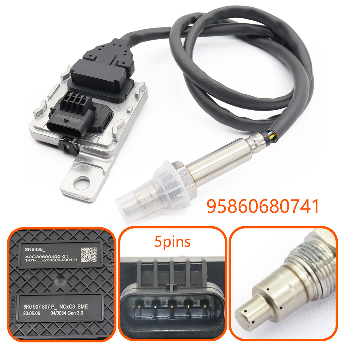 ☆GT SENSOR 9er 2012 XTR980改（室内保管中古品）☆ 95860680741 95860680742 NITROGEN OXIDE NOX SENSOR FOR PORSCHE