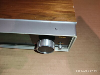 Ancien Tuner Radio Philips 701 / 22RH701 / RA 5901 – Pour Pièces – FM – Marron