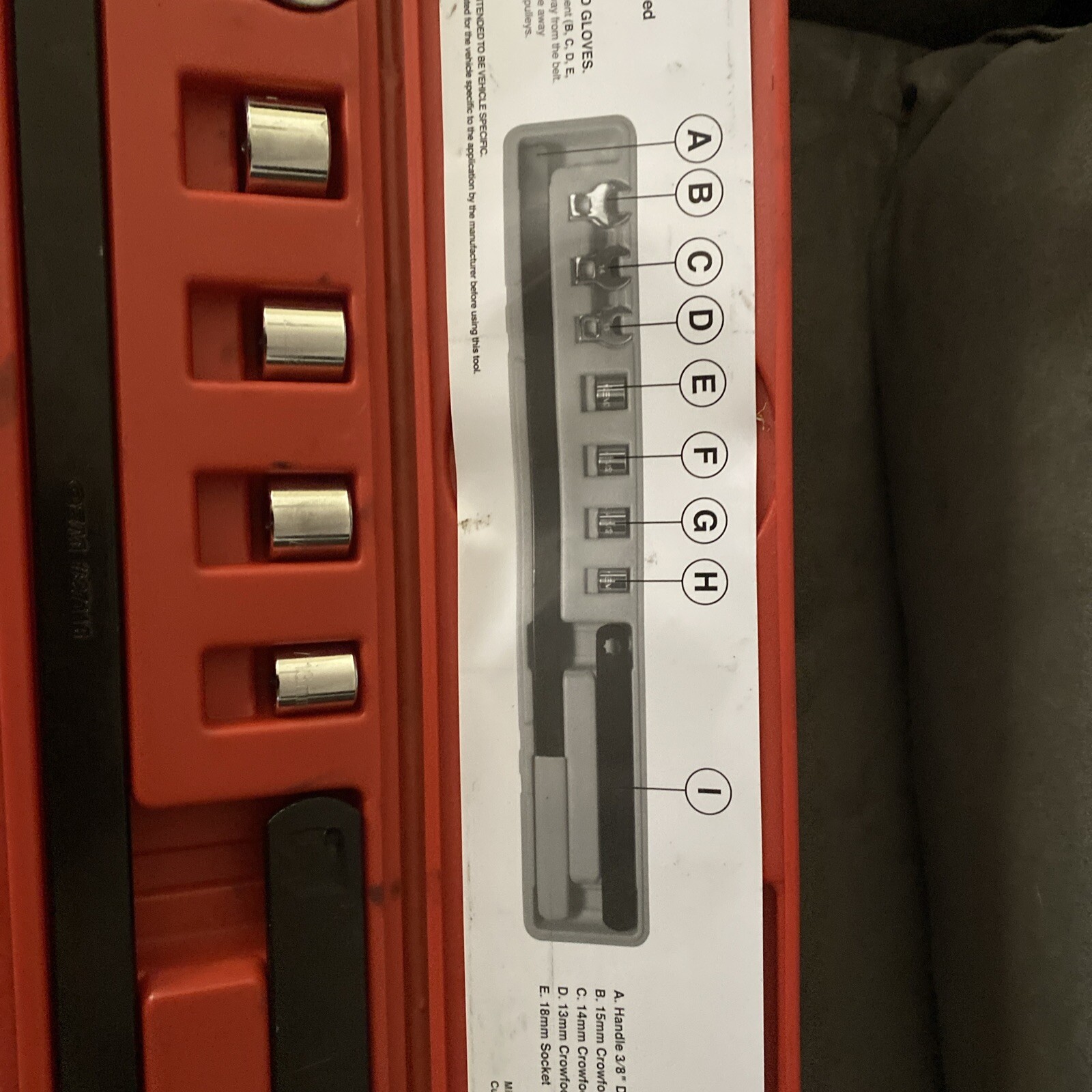 OEM serpentine belt tool kit 27115 eBay