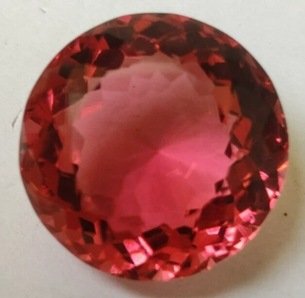 63.50 Ct. Large Pink Tourmaline Round Cut Loose Gemstone For Ring & Pendant Gift - Image 4 of 4