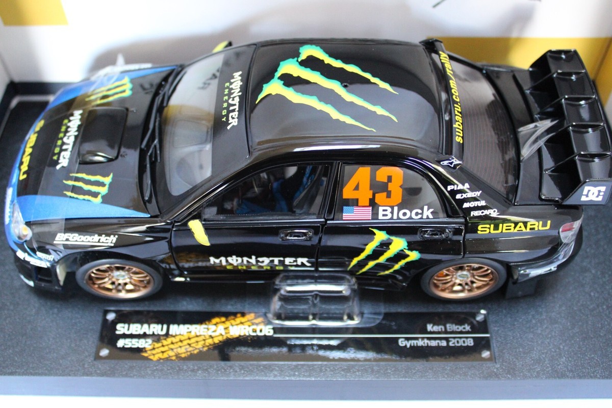 Subaru Impreza WRC ミニカー 2008年 Subaru Impreza WRC06 Ken Block Gymkhana 2008 Black Monster