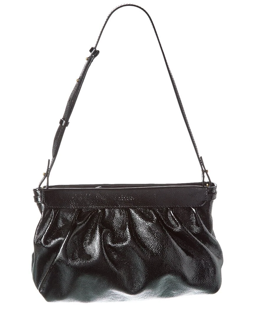 Isabel Marant Luz Medium Patent Clutch Women s Black