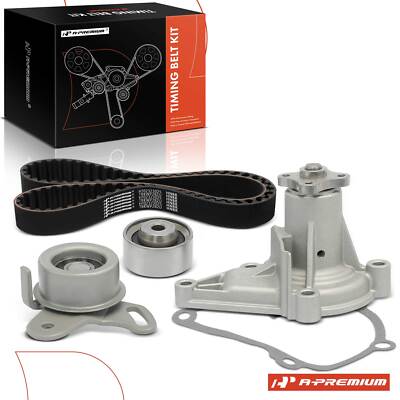 A-Premium 4x Timing Belt & Water Pump Kit for Hyundai Accent Kia Rio5 Rio 1.6L