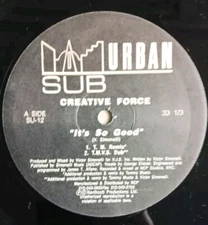 Creative Force - It's So Good, 12", (Vinyl)  Kool the Gang Sample Summer Madness