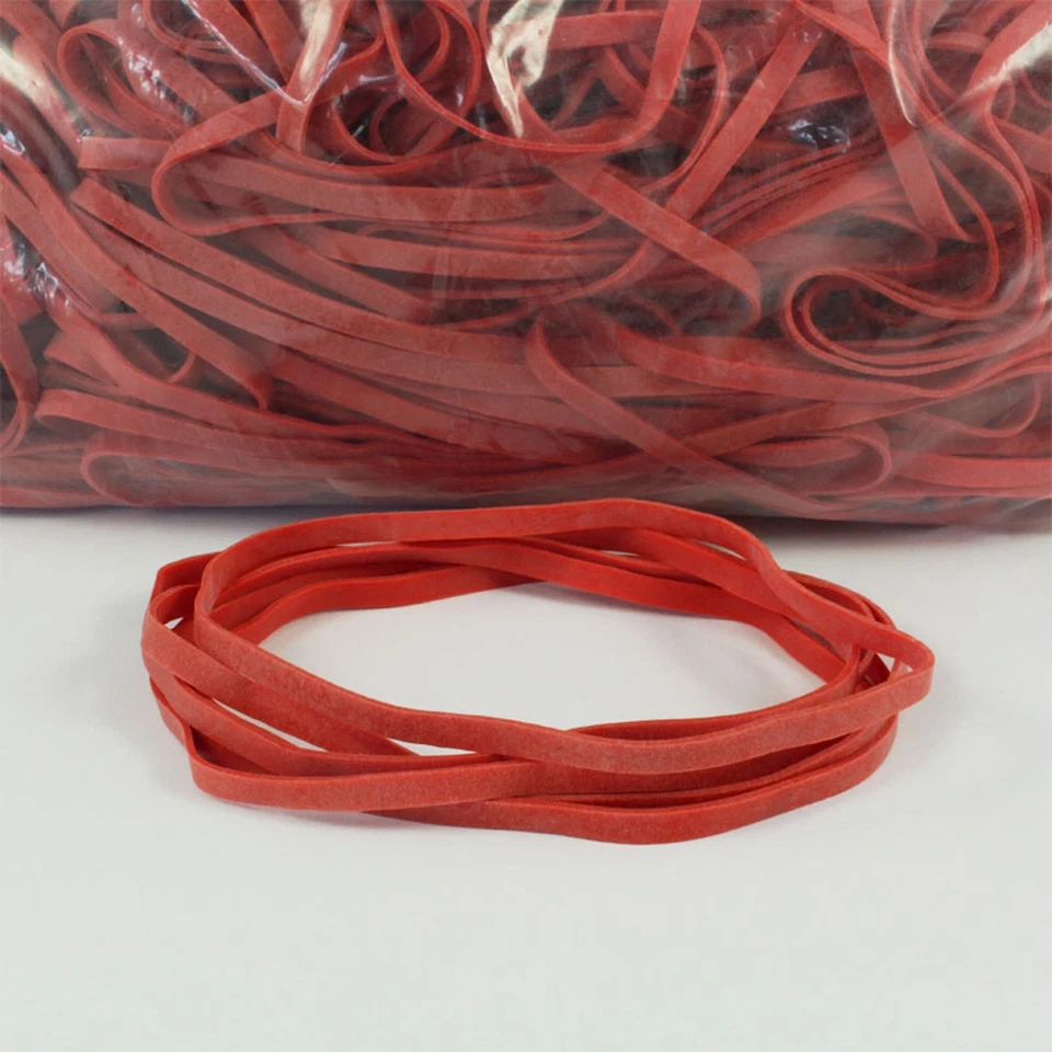 KLEBESHOP24 Gummiringe, Gummis, Haushaltsgummis Durchmesser 100 mm 1 kg Beutel, Gummiband