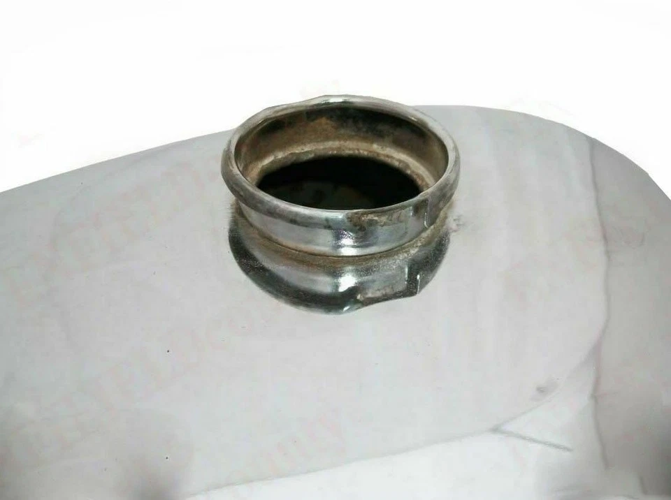 Tanque de combustible de gasolina cromado vintage 1927 Bsa S31 Sloper Foto 4 de 4
