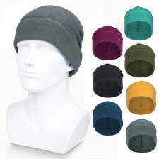 Winter Warm Cap Windproof Fleece Hat Skull Cap Outdoor Beanie Hat for Men Women